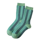 Boogzel Apparel Blue & Green Patterned Socks, view 3