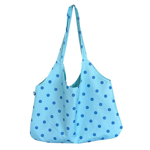 Boogzel Apparel Blue Polka Dot Shoulder Bag