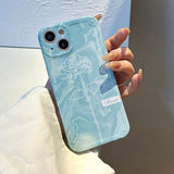 Boogzel Apparel Blue Rose iPhone Case, view 3