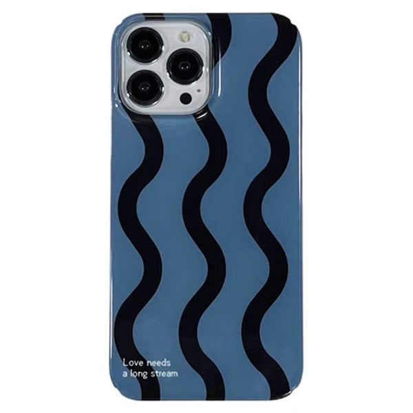 Boogzel Apparel Blue Striped iPhone Case