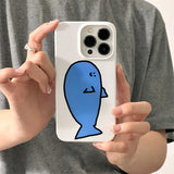 Boogzel Apparel Blue Whale iPhone Case, view 2