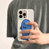 Boogzel Apparel Blue Whale iPhone Case, view 3