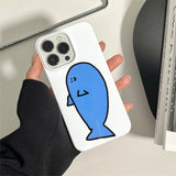 Boogzel Apparel Blue Whale iPhone Case, view 4