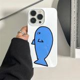 Boogzel Apparel Blue Whale iPhone Case, view 5