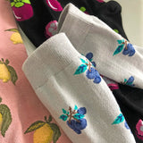 Boogzel Apparel Blueberry Aesthetic Socks, view 2