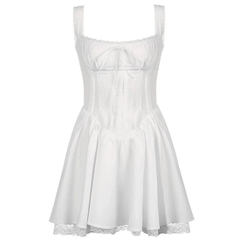 Boogzel Apparel Bonjour Baby Corset Lace Trim Dress