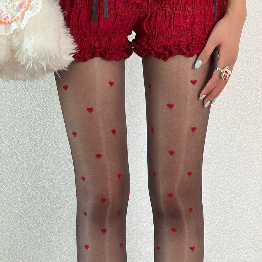 Boogzel Apparel Bonjour Baby Heart Tights