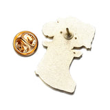 Boogzel Apparel Boots with Flowers Brooch Pin, view 4