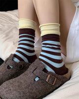 Boogzel Apparel Born To Break Rules Striped Socks, view 2