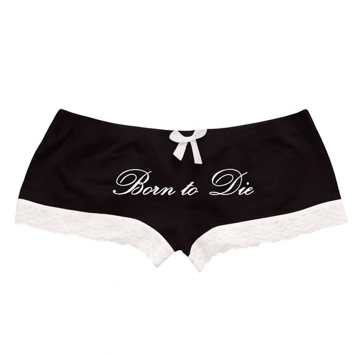Boogzel Apparel Born to Die Lace Micro Shorts