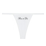 Boogzel Apparel Born to Die Thong Panty, view 2