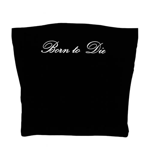 Boogzel Apparel Born to Die Y2K Tube Top
