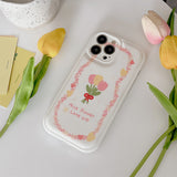 Boogzel Apparel Bouquet of Tulips iPhone Case, view 4