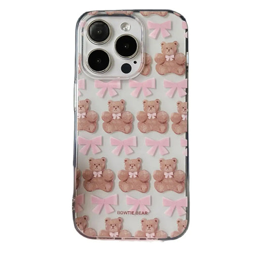 Boogzel Apparel Bow Bear iPhone Case