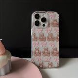 Boogzel Apparel Bow Bear iPhone Case, view 3
