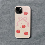 Boogzel Apparel Bow & Cherry iPhone Case, view 2