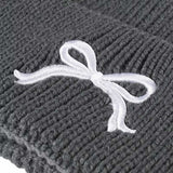 Boogzel Apparel Bow Embroidery Beanie Hat, view 5