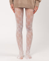 Boogzel Apparel Bow Pattern Fishnet Tights, view 2