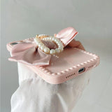 Boogzel Apparel Bow Pearl iPhone Case, view 3