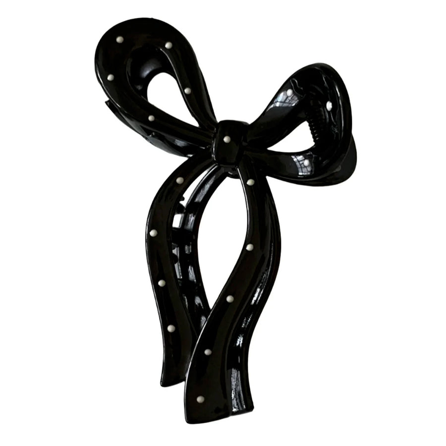 Boogzel Apparel Bow Polka Dot Hair Claw