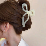 Boogzel Apparel Bow Polka Dot Hair Claw, view 3