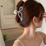 Boogzel Apparel Bow Polka Dot Hair Claw, view 5