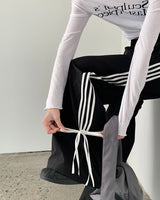 Boogzel Apparel Bow Tie Side Stripe Pants, view 2
