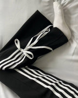 Boogzel Apparel Bow Tie Side Stripe Pants, view 5