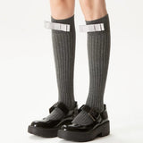 Boogzel Apparel Bowknot Knee-High Socks, view 4