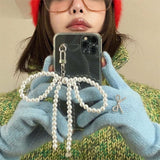 Boogzel Apparel Bowknot Pearl iPhone Case, view 3