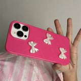 Boogzel Apparel Bowknot Pink IPhone Case, view 5