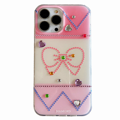 Boogzel Apparel Bowknot Rhinestone iPhone Case