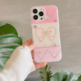 Boogzel Apparel Bowknot Rhinestone iPhone Case, view 3
