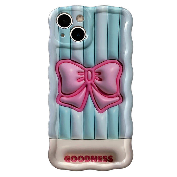 Boogzel Apparel Bowknot Stripes iPhone Case