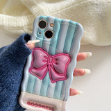 Boogzel Apparel Bowknot Stripes iPhone Case, view 2