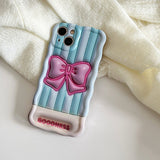 Boogzel Apparel Bowknot Stripes iPhone Case, view 3