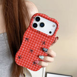 Boogzel Apparel Bows Gingham iPhone Case, view 2