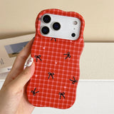 Boogzel Apparel Bows Gingham iPhone Case, view 3