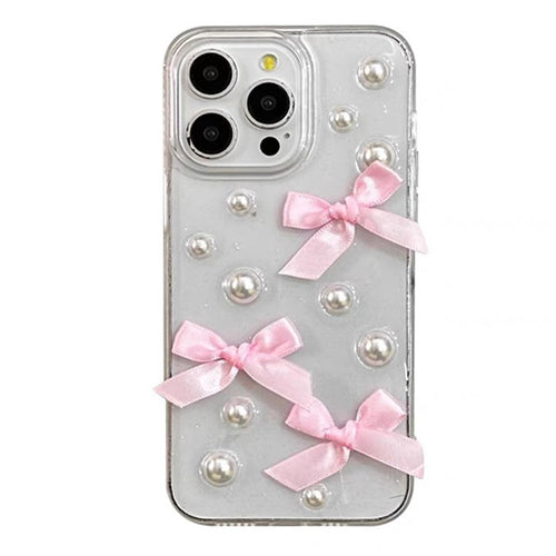 Boogzel Apparel Bows Pearl iPhone Case