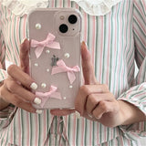 Boogzel Apparel Bows Pearl iPhone Case, view 2