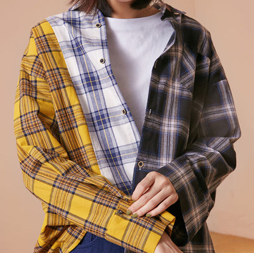 Boogzel Apparel Boyfriend Check Shirt