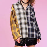 Boogzel Apparel Boyfriend Check Shirt, view 2