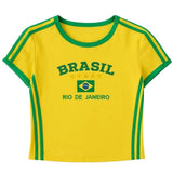 Boogzel Apparel Brazil Rio de Janeiro Baby Tee, view 2