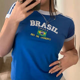 Boogzel Apparel Brazil Rio de Janeiro Baby Tee, view 4