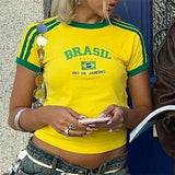 Boogzel Apparel Brazil Rio de Janeiro Baby Tee, view 6