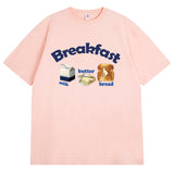 Boogzel Apparel Breakfast Aesthetic Graphic T-Shirt, view 3