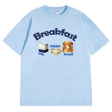 Boogzel Apparel Breakfast Aesthetic Graphic T-Shirt, view 4
