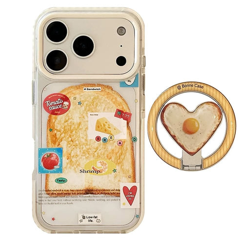 Boogzel Apparel Breakfast Toast iPhone Case