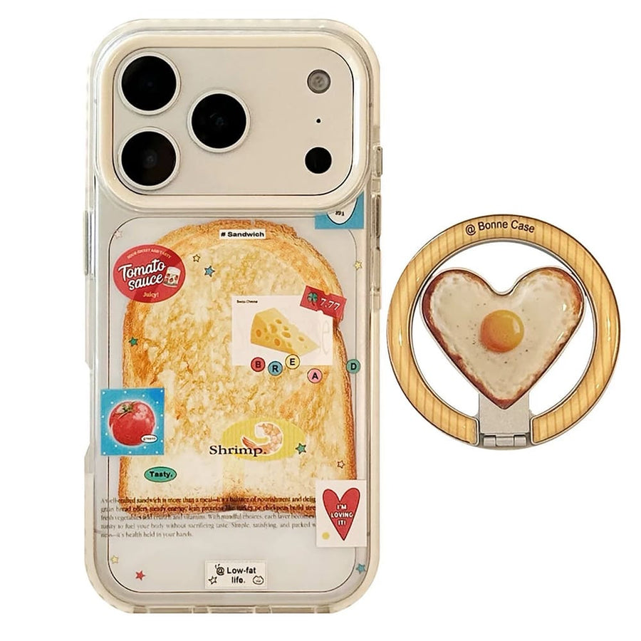 Boogzel Apparel Breakfast Toast iPhone Case