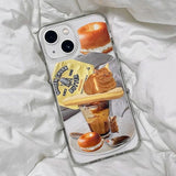 Boogzel Apparel Breakfast With Cat iPhone Case, view 2
